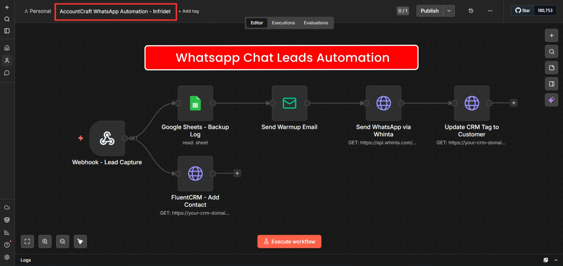 WhatsApp Chat Leads Capture